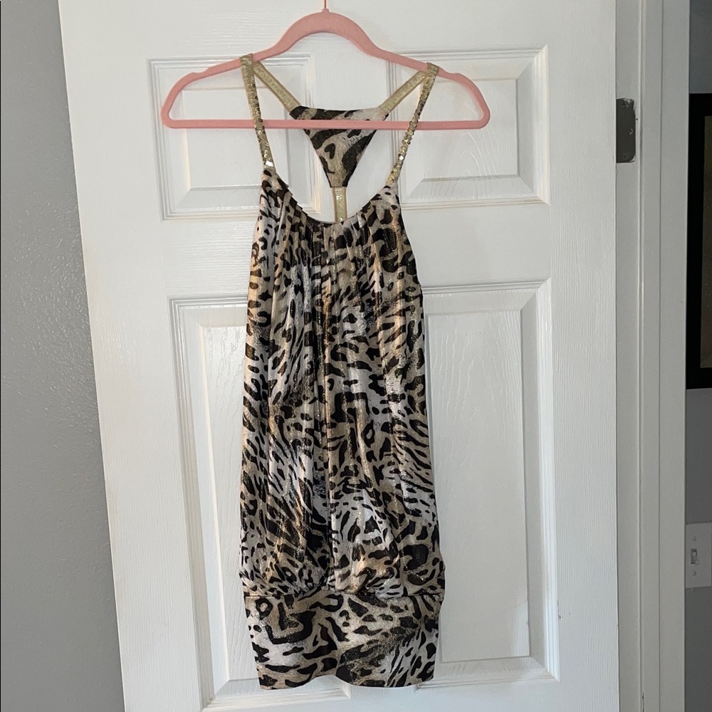Ruby Rox Beige and Black Dress